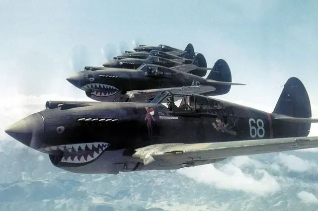 Flying Tigers P-40 Warhawks