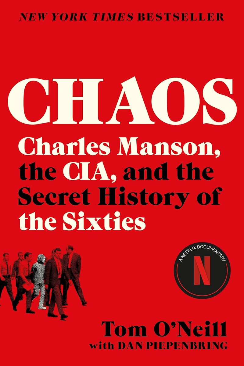 Cover of Chaos: Charles Manson, the CIA, and the Secret History of the Sixties