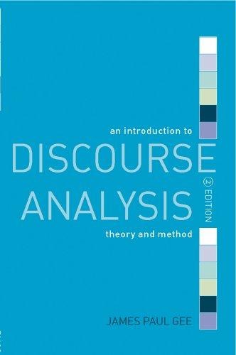 Cover of An Introduction to Discourse Analysis: Theory and Method