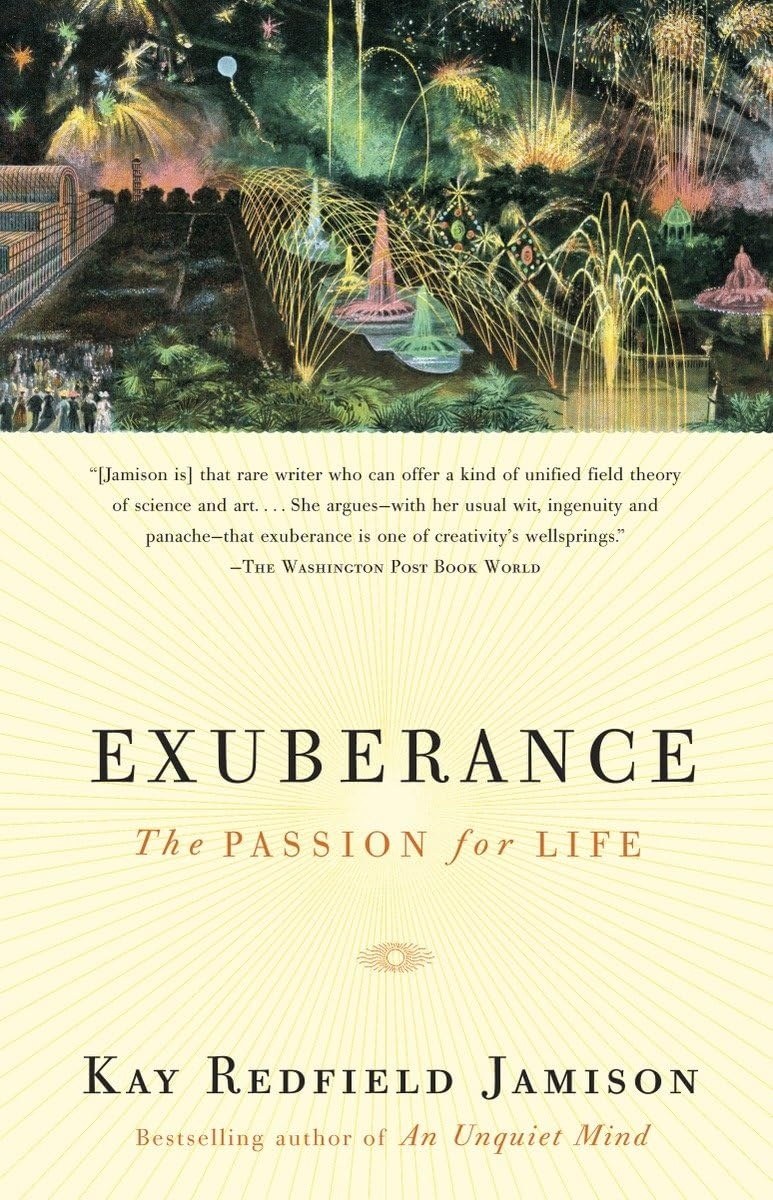 Cover of Exuberance: The Passion for Life