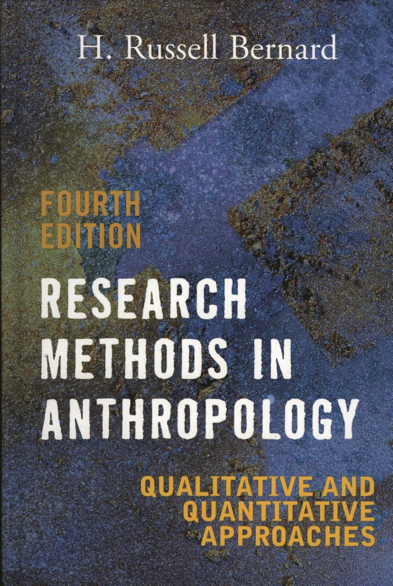 Cover of Research Methods in Anthropology: Qualitative and Quantitative Approaches