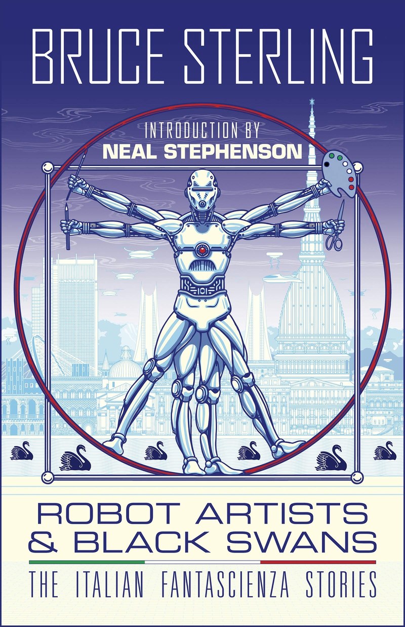 Cover of Robot Artists and Black Swans : The Italian Fantascienza Stories