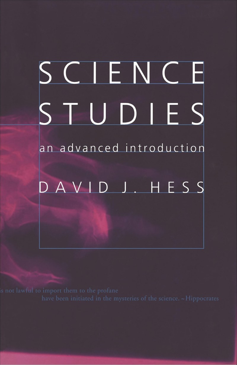 Cover of Science Studies: An Advanced Introduction