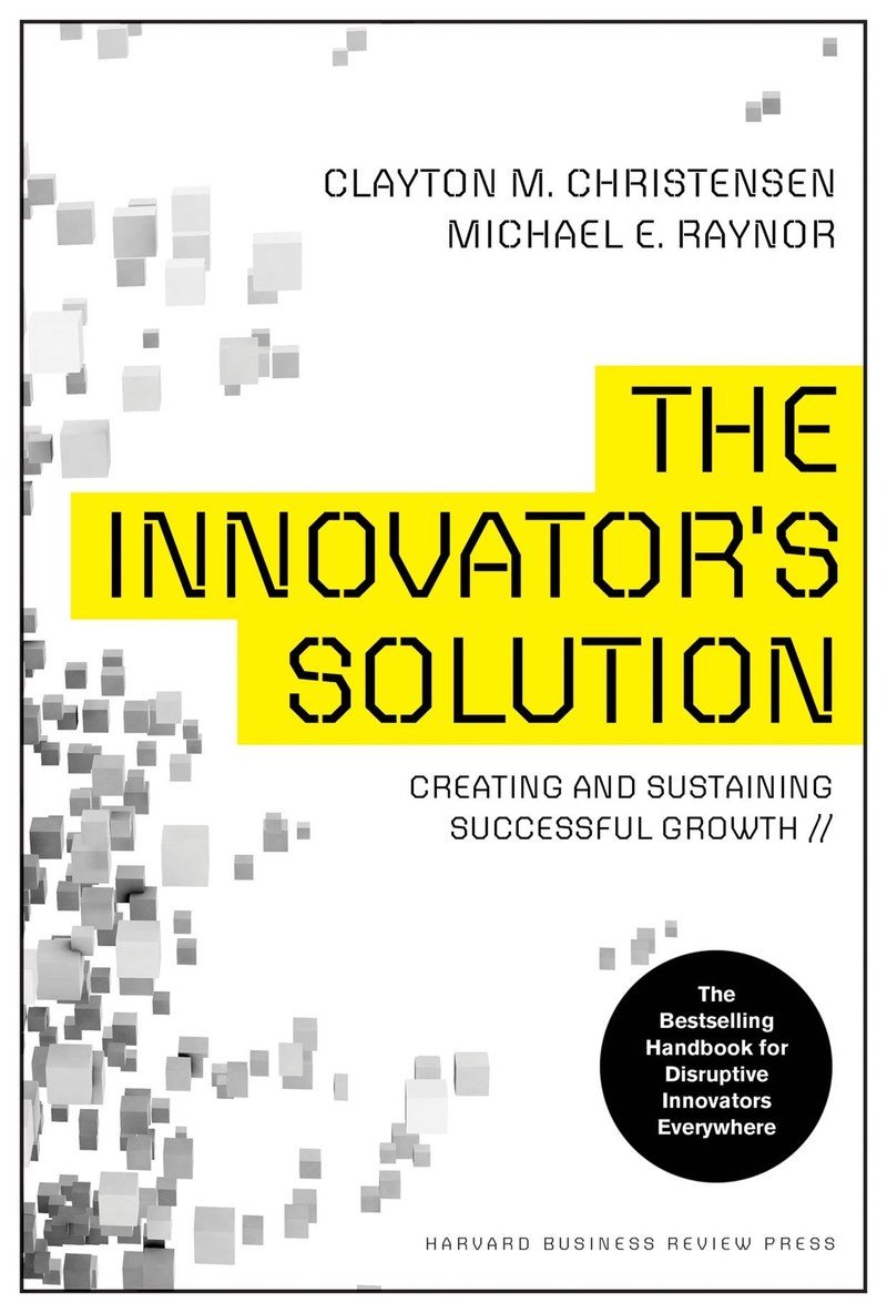 Cover of The Innovator's Solut!on: Creating and Sustaining Successful Growth