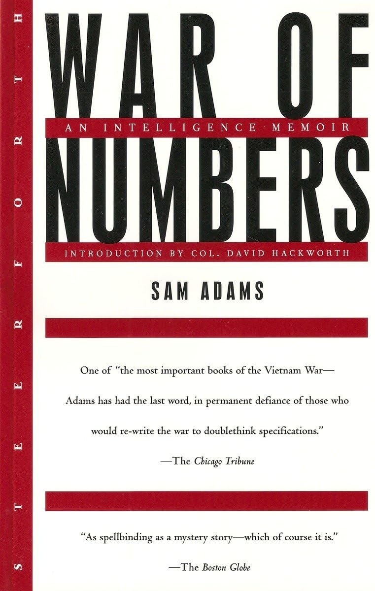 Cover of War of Numbers: An Intelligence Memoir of the Vietnam War's Uncounted Enemy