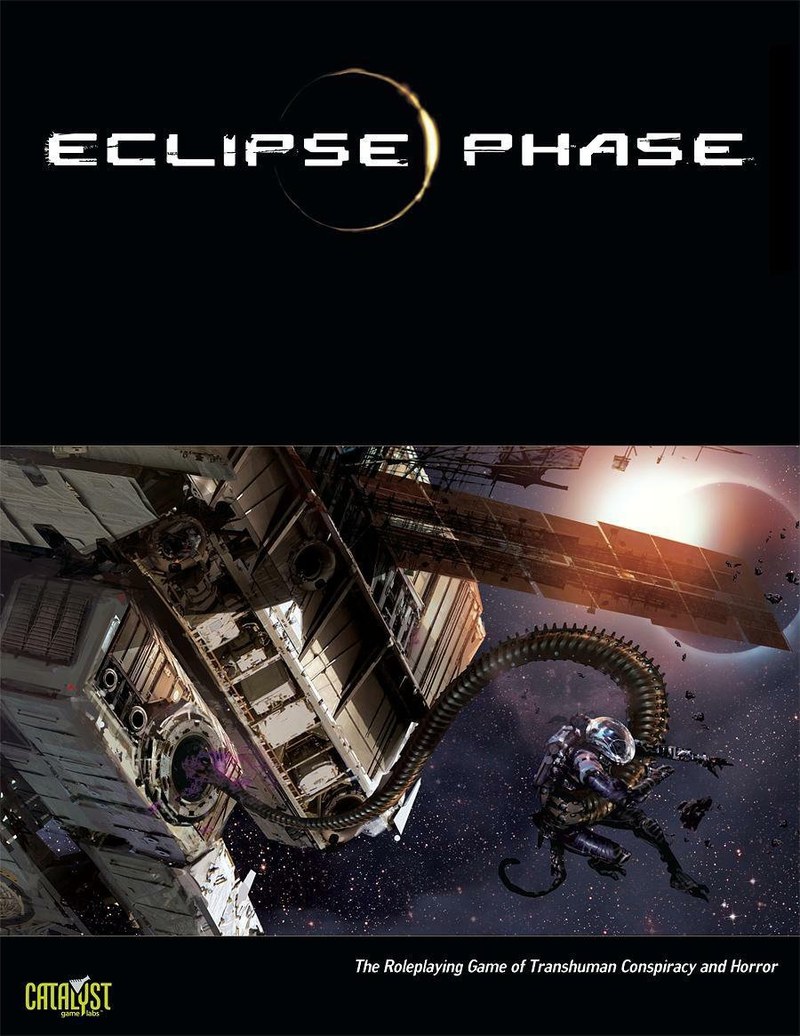 Cover of Eclipse Phase: The Roleplaying Game of Transhuman Conspiracy and Horror (Eclipse Phase 1st Edition)