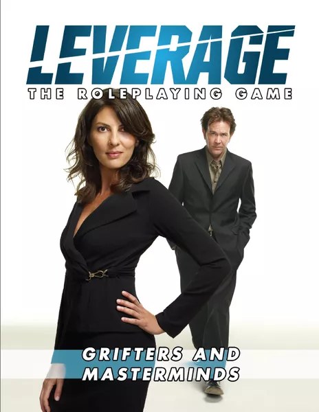 Cover of Leverage RPG: Grifters and Masterminds