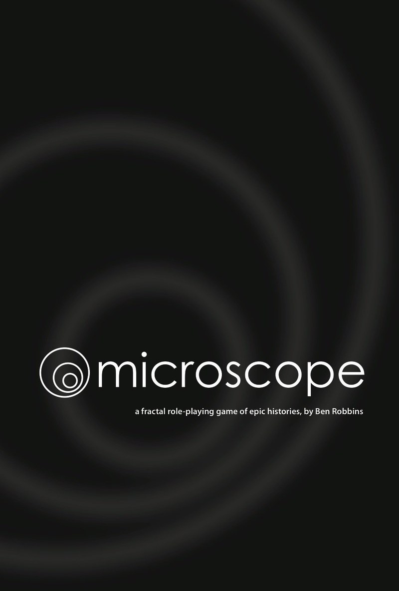 Cover of Microscope: A Fractal Roleplaying Game of Epic Histories