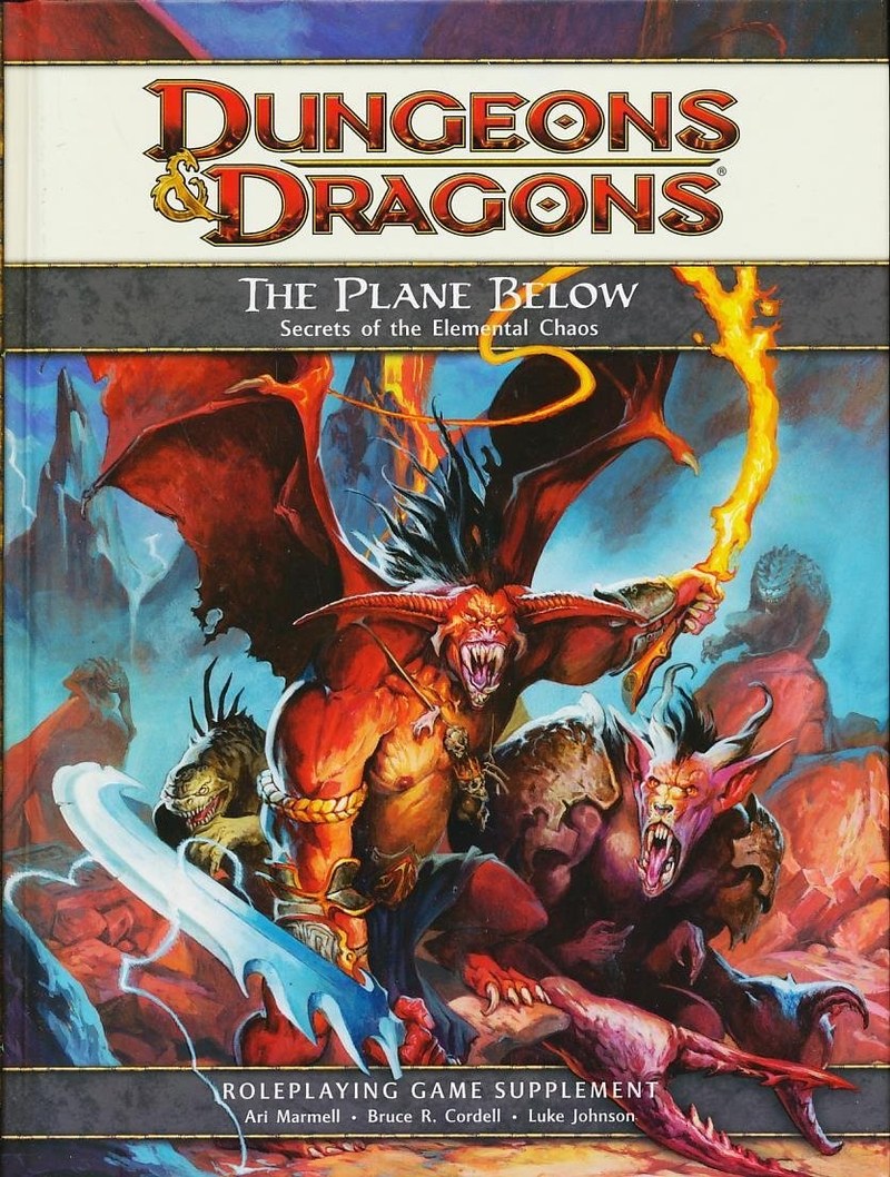 Cover of The Plane Below: Secrets of the Elemental Chaos: A 4th Edition D&D Supplement
